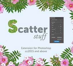 极品PS扩展面板－散点图制作(含高清视频教程)：Scatter Stuff - Photoshop Extension